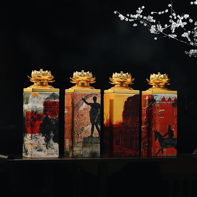 Wuliang Cultural Creation · Silk Road Porcelain Charm (Lu Yushun) 1.5L (4-bottle set)